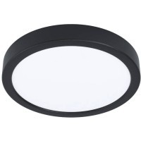 900278 Уличный настенно-потолочный светильник ARGOLIS 2, LED 20,5W, 2400lm, IP44, H30, Ø285, сталь, черный/ пластик, белый