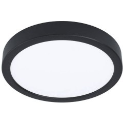 900278 Уличный настенно-потолочный светильник ARGOLIS 2, LED 20,5W, 2400lm, IP44, H30, Ø285, сталь, черный/ пластик, белый