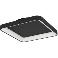 901252 Светод потолочн свет-к LORETELLO, 12W(LED), 350x350, пластик, сталь, черный, 2700-6500K, 1440