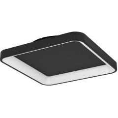 901252 Светод потолочн свет-к LORETELLO, 12W(LED), 350x350, пластик, сталь, черный, 2700-6500K, 1440