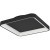901252 Светод потолочн свет-к LORETELLO, 12W(LED), 350x350, пластик, сталь, черный, 2700-6500K, 1440