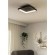 Черный настенно-потолочный светильник EGLO LORETELLO 901252, встроенный LED 12Вт, 2700-6500К, CRI 80, 1440Лм, подключение 220В, корпус пластик и сталь, 350 × 350 мм, высота 75 мм