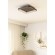 Черный настенно-потолочный светильник EGLO LORETELLO 901252, встроенный LED 12Вт, 2700-6500К, CRI 80, 1440Лм, подключение 220В, корпус пластик и сталь, 350 × 350 мм, высота 75 мм