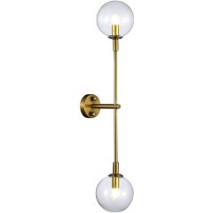 SL1506.201.02 Бра ST-Luce Золотистый/Прозрачный G9 2*5W 4000K CHIETI SL1506.201.02 Бра ST-Luce Золотистый/Прозрачный G9 2*5W 4000K CHIETI