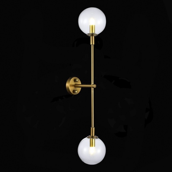 SL1506.201.02 Бра ST-Luce Золотистый/Прозрачный G9 2*5W 4000K CHIETI