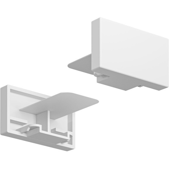 Торцевая заглушка 1шт для накладных однофазных шинопроводов Denkirs TR1107-WH Торцевая заглушка 1шт для накладных однофазных шинопроводов Denkirs TR1107-WH