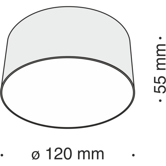 Потолочный светильник Technical C032CL-L12W4K