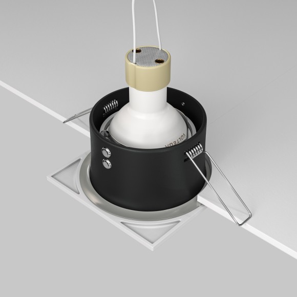 Встраиваемый светильник Maytoni DL033-2-01W Zoom IP65 под лампу 1xGU10 50W