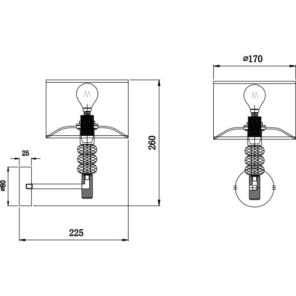 Бра Maytoni MOD527WL-01N LINCOLN под лампу 1xE14 40W Бра Maytoni MOD527WL-01N LINCOLN под лампу 1xE14 40W