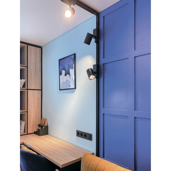 Однофазный двужильный светодиодный трековый светильник Maytoni Unity TR029-3-10W3K-B Vuoro 3000К 900Лм CRI80+ 24° 10Вт