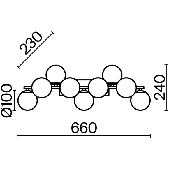 Настенный светильник (бра) Maytoni MOD547WL-09B Настенный светильник (бра) Maytoni MOD547WL-09B