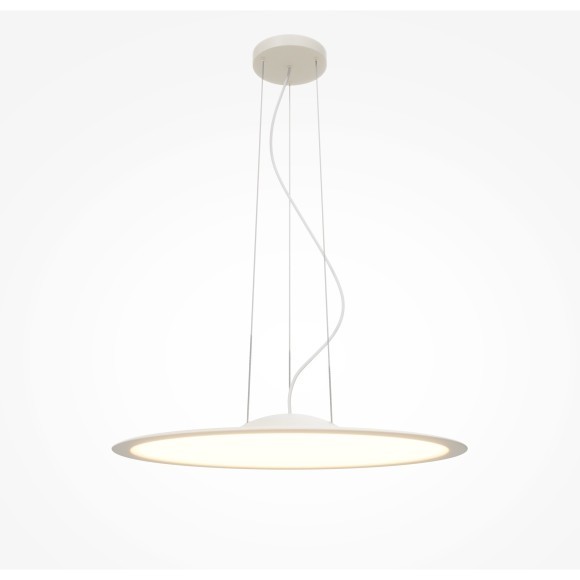 MOD471PL-L57WK Минималистичный светодиодный плоский подвесной светильник управляемый пультом ДУ 57Вт 3200Лм 2700-4000К CRI97 Maytoni Industria