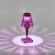 SL1010.704.01 Прикроватная лампа ST-Luce Фиолетовый/Фиолетовый LED 1*2W 3000K/4000K/6000K SPARKLE
