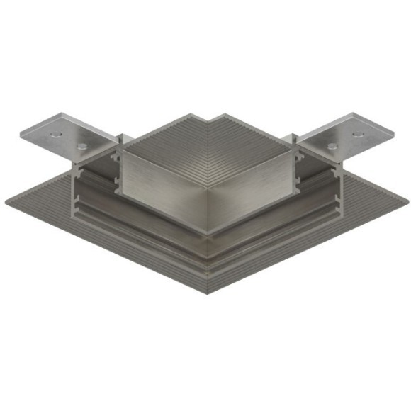 TR5705-DN Угловой элемент для шинопровода в ГКЛ 12.5мм цвет тёмный никель Denkirs Shine Hide 48V