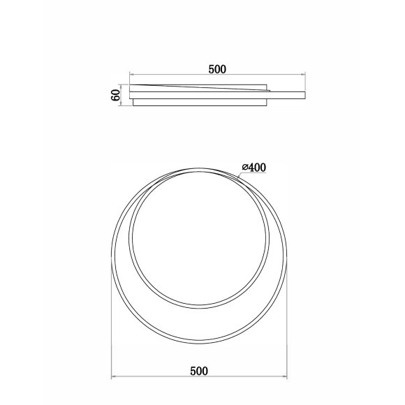Потолочный светильник светодиодный с пультом Lisoa FR10032CL-L98B