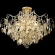 Светильник потолочный Crystal Lux ESMIRALDA PL9 GOLD 0523/109
