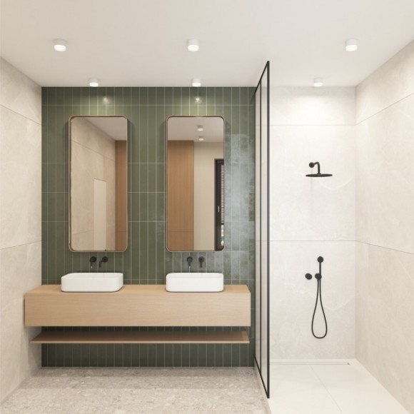 Накладной влагозащищенный светильник Denkirs AQUA DK-DH2610-WH (GX53, LED, 15 Вт, IP44, белый)