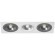 Встраиваемый светильник Lightstar i836090609 Intero 111 под лампы 3xGU10 150W
