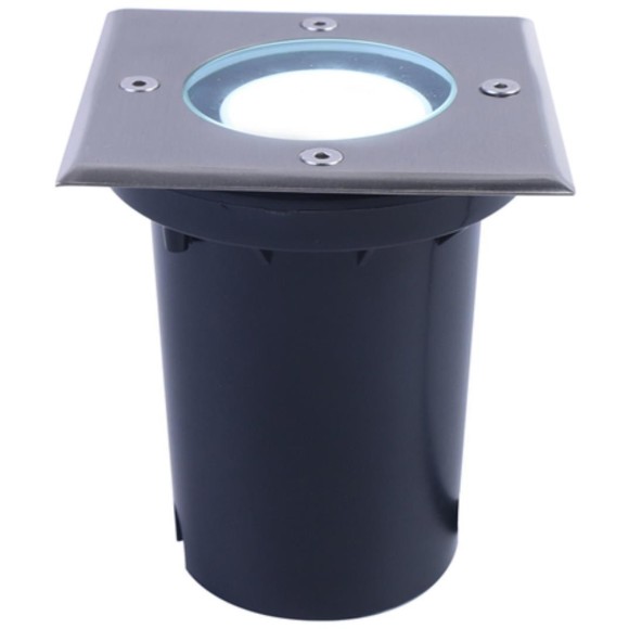 Уличный светильник встраиваемый в дороги и стены Arte Lamp A6015IN-1SS PIAZZA IP67 под лампу 1xGU10 35W