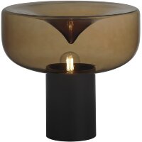 SL6014.414.01 Прикроватная лампа ST-Luce Черный/Коричневый E27 1*40W RIPPLE