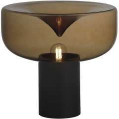 SL6014.414.01 Прикроватная лампа ST-Luce Черный/Коричневый E27 1*40W RIPPLE SL6014.414.01 Прикроватная лампа ST-Luce Черный/Коричневый E27 1*40W RIPPLE