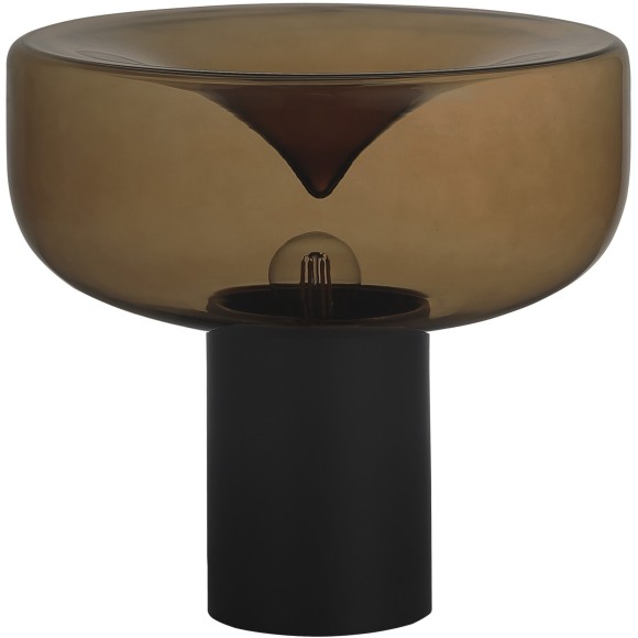 SL6014.414.01 Прикроватная лампа ST-Luce Черный/Коричневый E27 1*40W RIPPLE