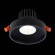 ST751.448.10 Св-к встр. Черный LED 1*10W 4000K 750Lm Ra90 38° IP20 D100xH75 170-240V Встраиваемые светильники