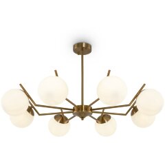 Люстра потолочная Freya FR5173PL-08BS Moonrock под лампы 8xE27 60W