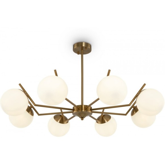 Люстра потолочная Freya FR5173PL-08BS Moonrock под лампы 8xE27 60W