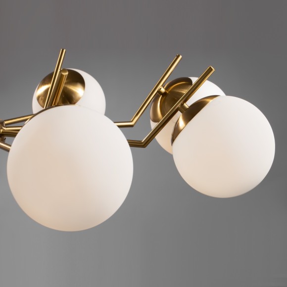 Люстра потолочная Freya FR5173PL-08BS Moonrock под лампы 8xE27 60W