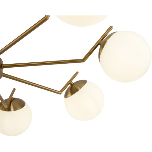 Люстра потолочная Freya FR5173PL-08BS Moonrock под лампы 8xE27 60W