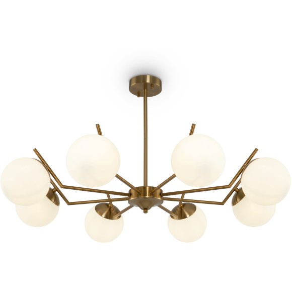 Люстра потолочная Freya FR5173PL-08BS Moonrock под лампы 8xE27 60W