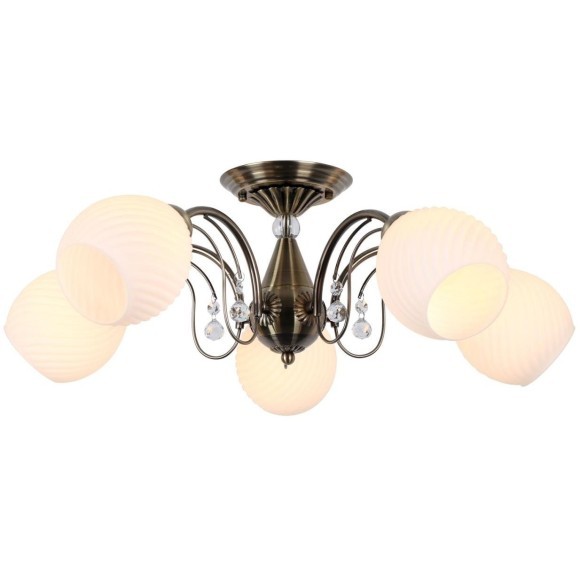 Люстра потолочная Lussole GRLSP-8072 ANAHEIM IP21 под лампы 5xE14 30W Люстра потолочная Lussole GRLSP-8072 ANAHEIM IP21 под лампы 5xE14 30W