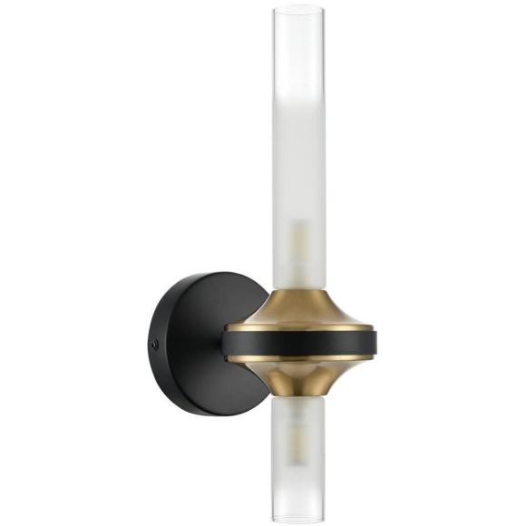 8112/2W NEOCLASSI LN25 черный/бронза/прозрачный, металл/стекло Бра G9 2*30W 220V TAMARESA