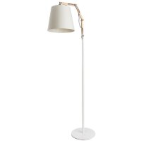 Торшер с абажуром Arte Lamp A5700PN-1WH PINOCCHIO под лампу 1xE27 60W