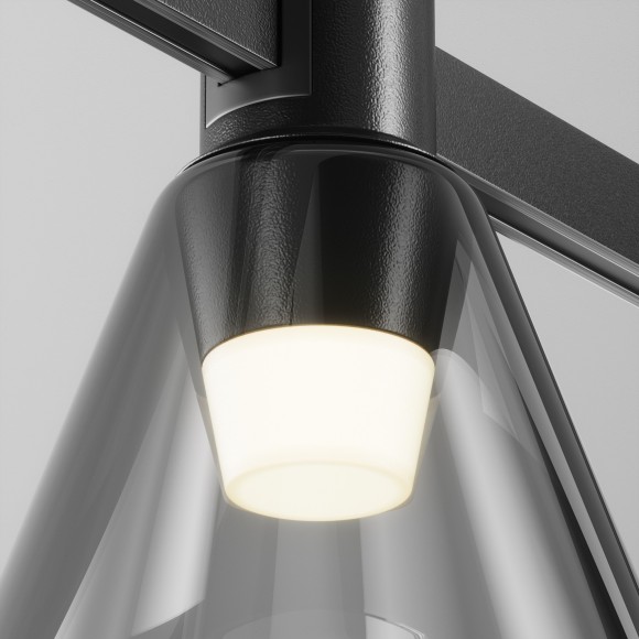 Магнитный трековый светильник Maytoni Flarity TR147-1-3W3K-B 3000K 50лм 3Вт