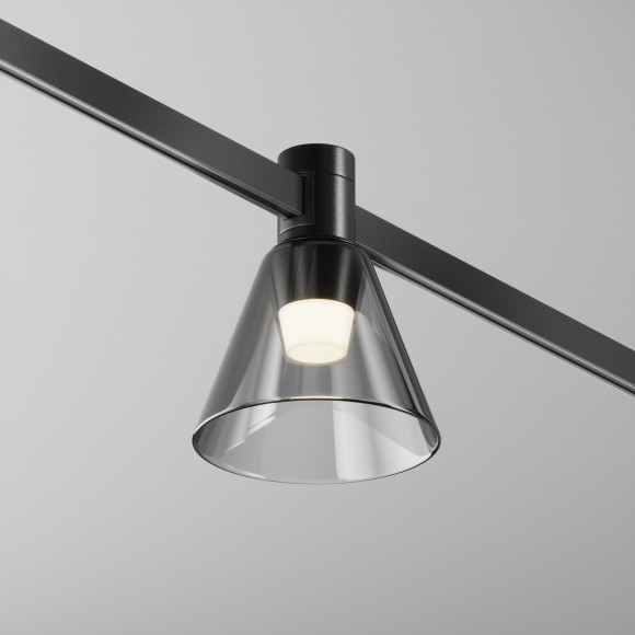 Магнитный трековый светильник Maytoni Flarity TR147-1-3W3K-B 3000K 50лм 3Вт