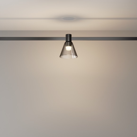 Магнитный трековый светильник Maytoni Flarity TR147-1-3W3K-B 3000K 50лм 3Вт