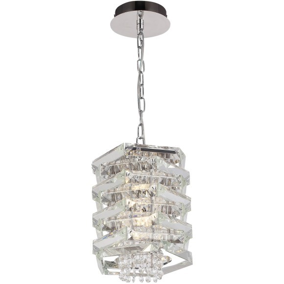 SL6137.103.01 Светильник подвесной ST-Luce никель/прозрачный E14 1*40W STROZZI