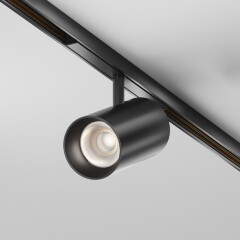 Maytoni EXILITY X TR243-12W4K-B Трековый светодиодный черный магнитный светильник цилиндр диаметром 5.5см, с DIP переключателем группы включения на корпусе, LED 12Вт 4000K 1300Лм CRI90 36° IP20 48В