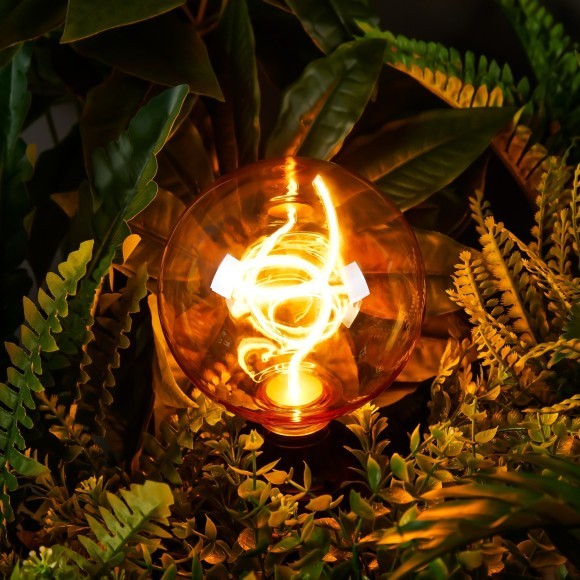 Voltega DIY.Bulbs VG10-G125E27warm5W-FD-A арт. 8558 Декоративная диммируемая LED-лампа E27, 5 Вт, 1800К, CRI 80, 220 лм, 220В, IP20, желтое стекло, габариты 125х164 мм Voltega DIY.Bulbs VG10-G125E27warm5W-FD-A арт. 8558 Декоративная диммируемая LED-лампа E27, 5 Вт, 1800К, CRI 80, 220 лм, 220В, IP20, желтое стекло, габариты 125х164 мм