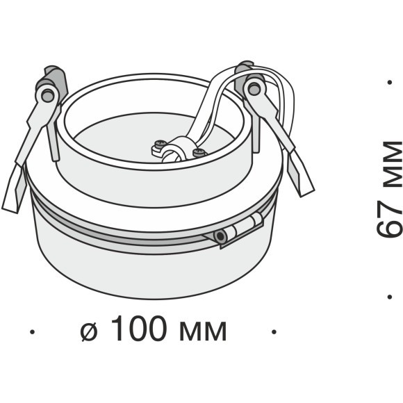 Встраиваемый светильник Maytoni DL2003-L12W4K Magic светодиодный LED 12W Встраиваемый светильник Maytoni DL2003-L12W4K Magic светодиодный LED 12W
