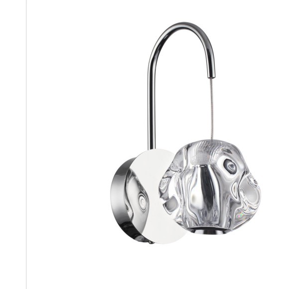 5084/5WL L-VISION ODL25 хром/прозрачный/металл/акрил Бра LED 5W 4000K 250Лм JEMSTONE