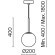 Подвесной светильник Maytoni MOD321PL-01B1 Basic form под лампу 1xE14 40W