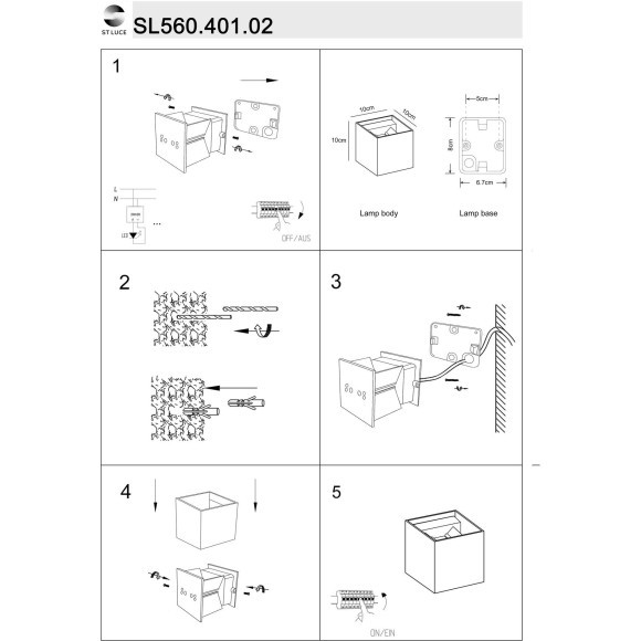 SL560.401.02 Светильник уличный настенный ST-Luce Черный/Черный LED 2*3W 4000K STAFFA SL560.401.02 Светильник уличный настенный ST-Luce Черный/Черный LED 2*3W 4000K STAFFA