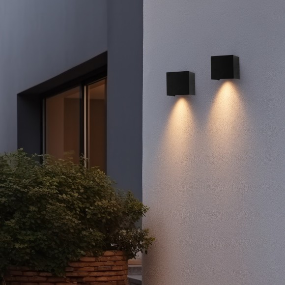SL560.401.02 Светильник уличный настенный ST-Luce Черный/Черный LED 2*3W 4000K STAFFA SL560.401.02 Светильник уличный настенный ST-Luce Черный/Черный LED 2*3W 4000K STAFFA