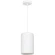 Arte Lamp Corsetto A7096SP-1WH Подвесной современный светильник, плафон из белого гипса с имитацией плетения диаметром 14 см, основание белый металл, провод 100 см, лампа E27 1шт до 40Вт IP20 220В