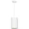 Arte Lamp Corsetto A7096SP-1WH Подвесной современный светильник, плафон из белого гипса с имитацией плетения диаметром 14 см, основание белый металл, провод 100 см, лампа E27 1шт до 40Вт IP20 220В