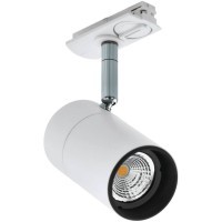 99751 Трековый спот TB SPOTLIGHT, GU10, 1x5W, L80, B85, H150, сталь/пластик, белый