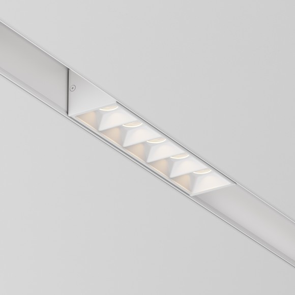 TR014-2-10W3K-W Трековый магнитный светодиодный светильник Maytoni Gravity CRI90+ 3000К 600Лм 24° 10Вт